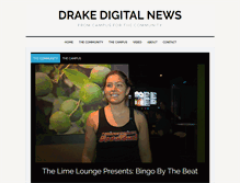 Tablet Screenshot of drakedigitalnews.com